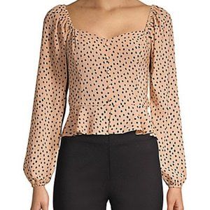 Miss Selfridge long sleeve milk maid top
